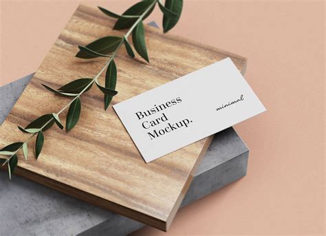 Download Business card template Mock-ups 